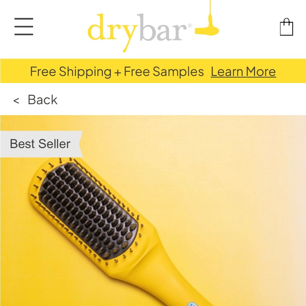 Dry Bar Straightener Brush